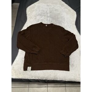 Polo Ralph Lauren Sportsman Solid Brown Crewneck Pullover Sweater Size XL